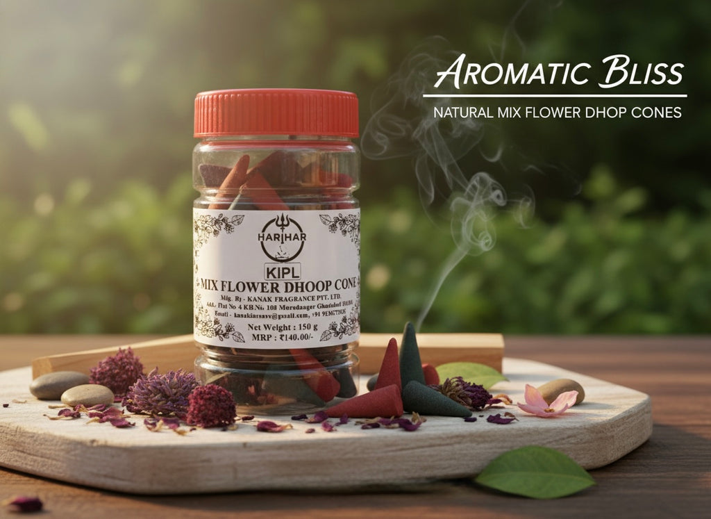 Mix Flower Dhoop Cone