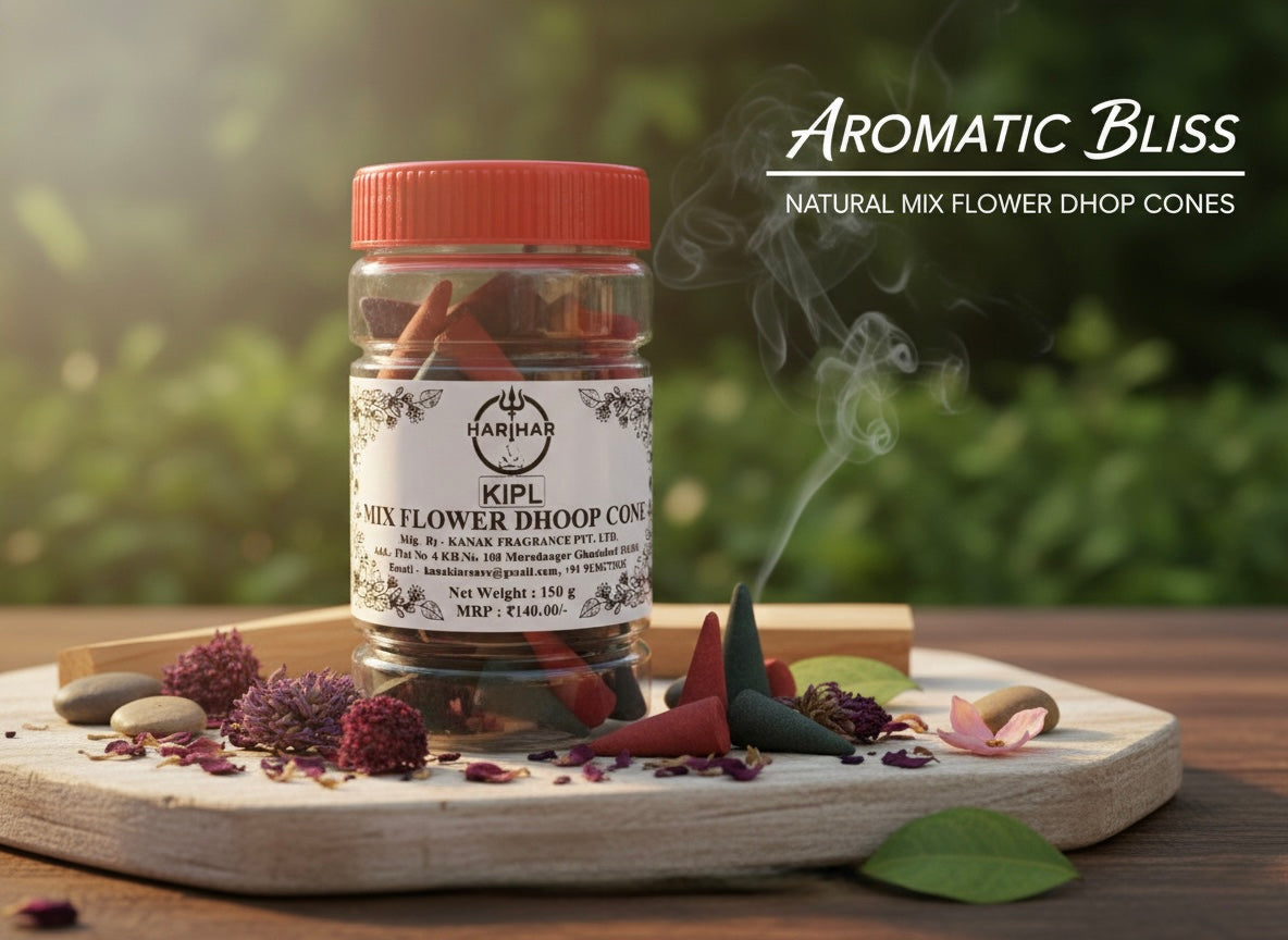 Mix Flower Dhoop Cone
